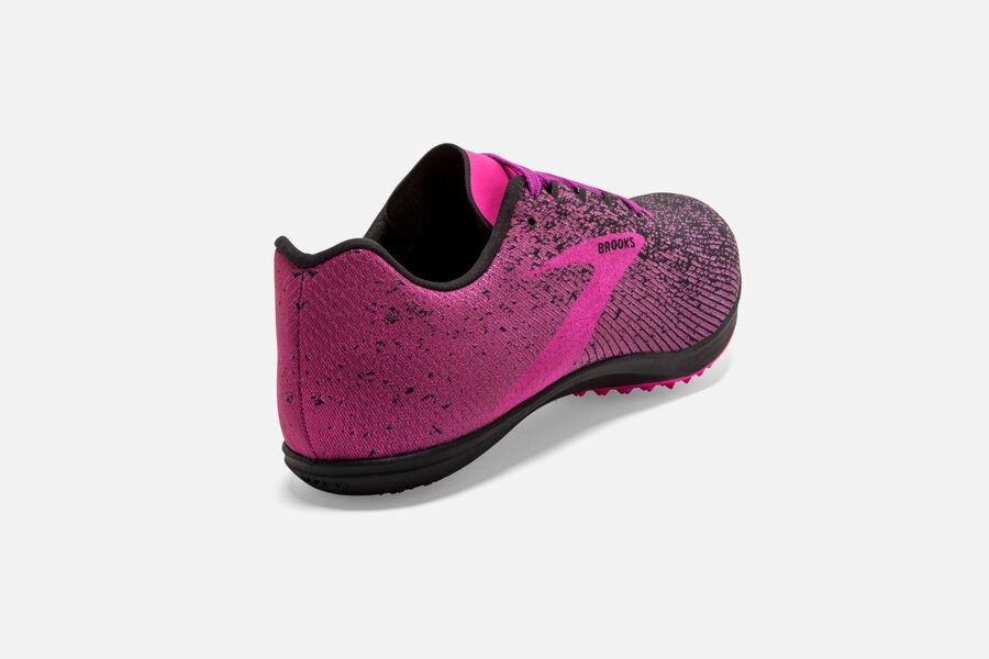 Brooks Running Shoes - Mach 19 Spikeless Spikes Womens - Pink/Black - KOS-816924